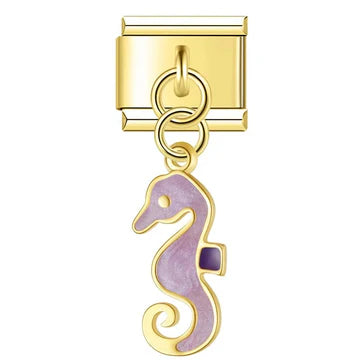 Charm Caballito de Mar Lila