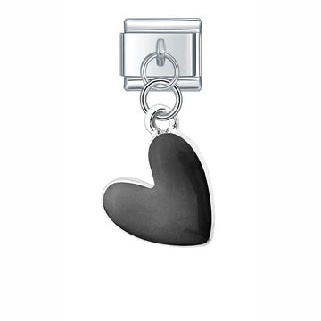 Charm Colgante Corazón Negro