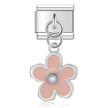 Charm Flor Rosa