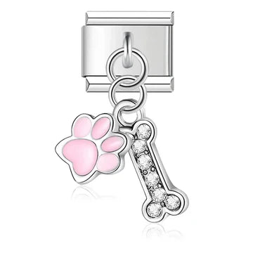 Charm Colgante Pata y Hueso