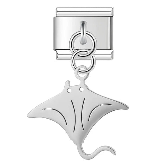 Charm Manta Raya Plata