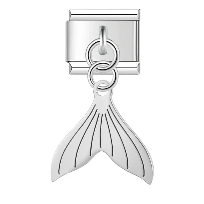 Charm Cola de Sirena Plata