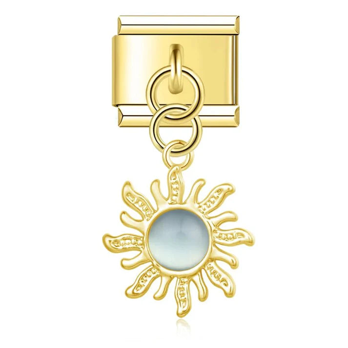 Charm Colgante Sol Azul