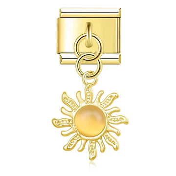 Charm Colgante Sol Dorado