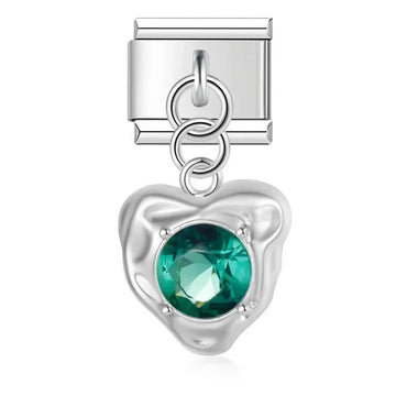 Charm Corazón Esmeralda