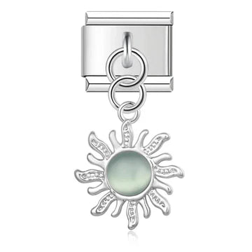 Charm Colgante Sol Verde