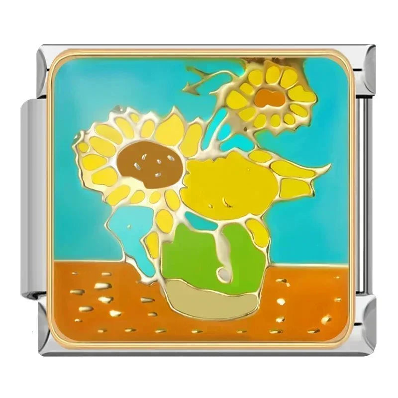 Charm Van Gogh Girasoles