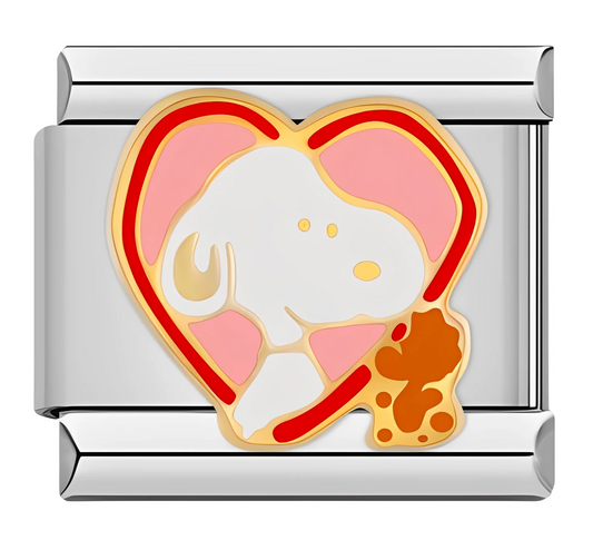 Charm Snoopy Corazón