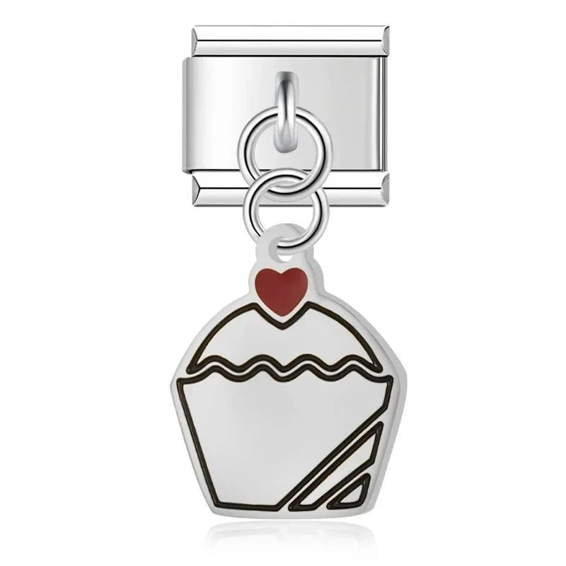 Charm Cupcake Plata